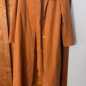 Halston Heritage Orange Coat Vintage from Bergdorf Goodman